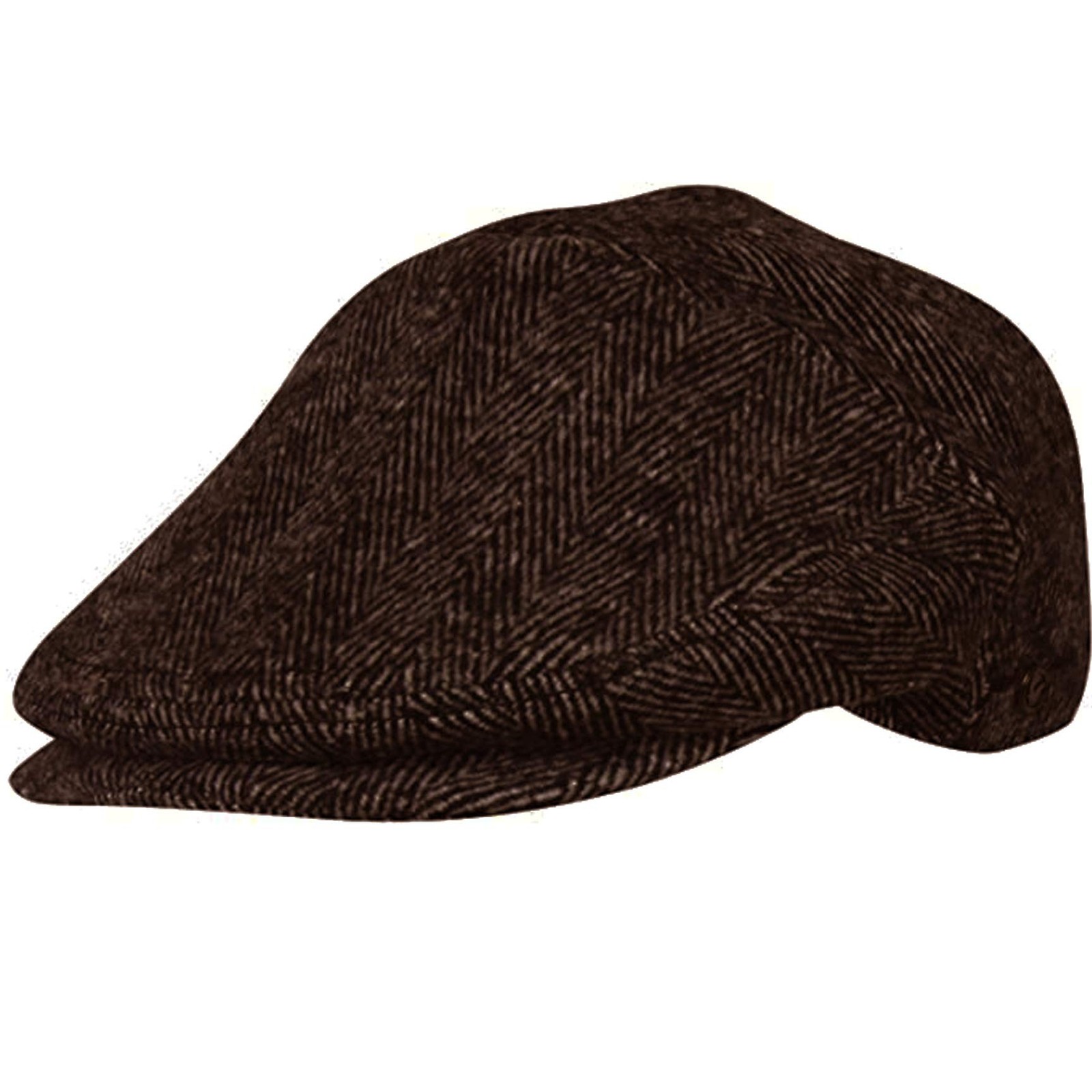 EPOCH Wool Blend Herringbone Winter Ivy Cabbie Hat w/Fleece Earflaps – Dri