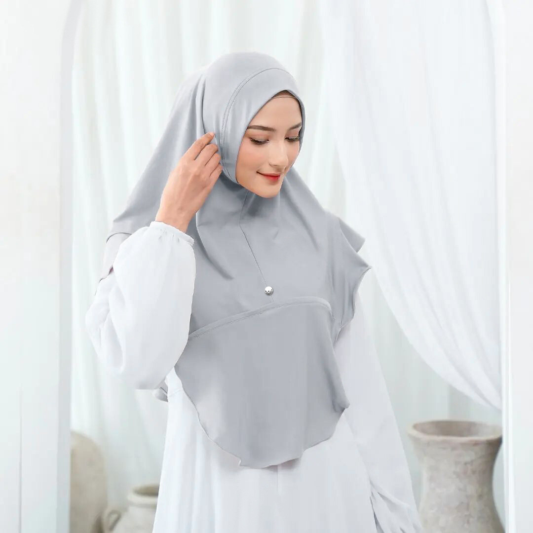 Lndia Solid Color Headscarf with Pleated Splicing Women’s Pullover Headscarf Hat