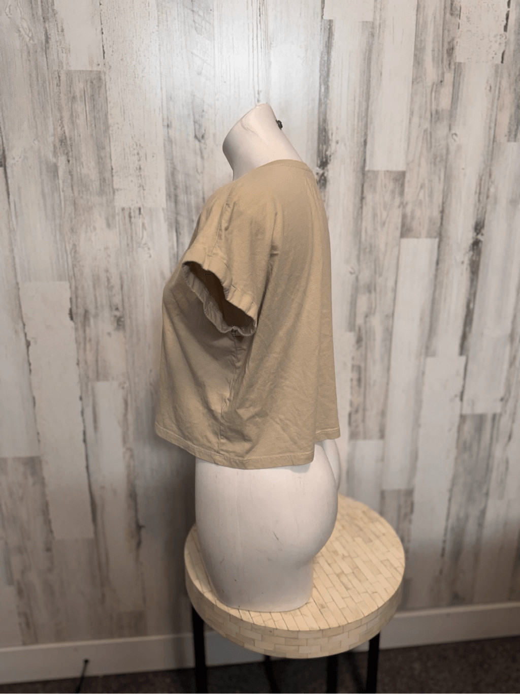 Zara tan blouse size medium