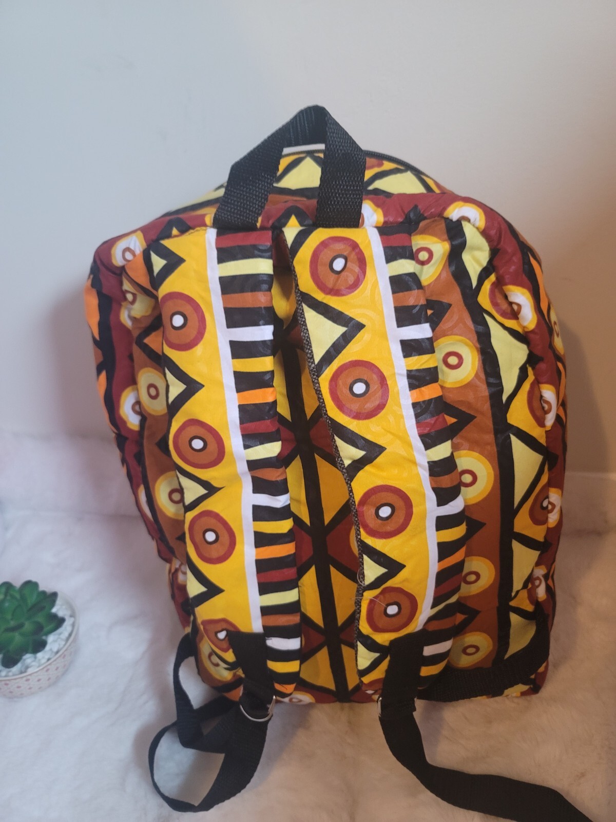 African Print Bag Pack