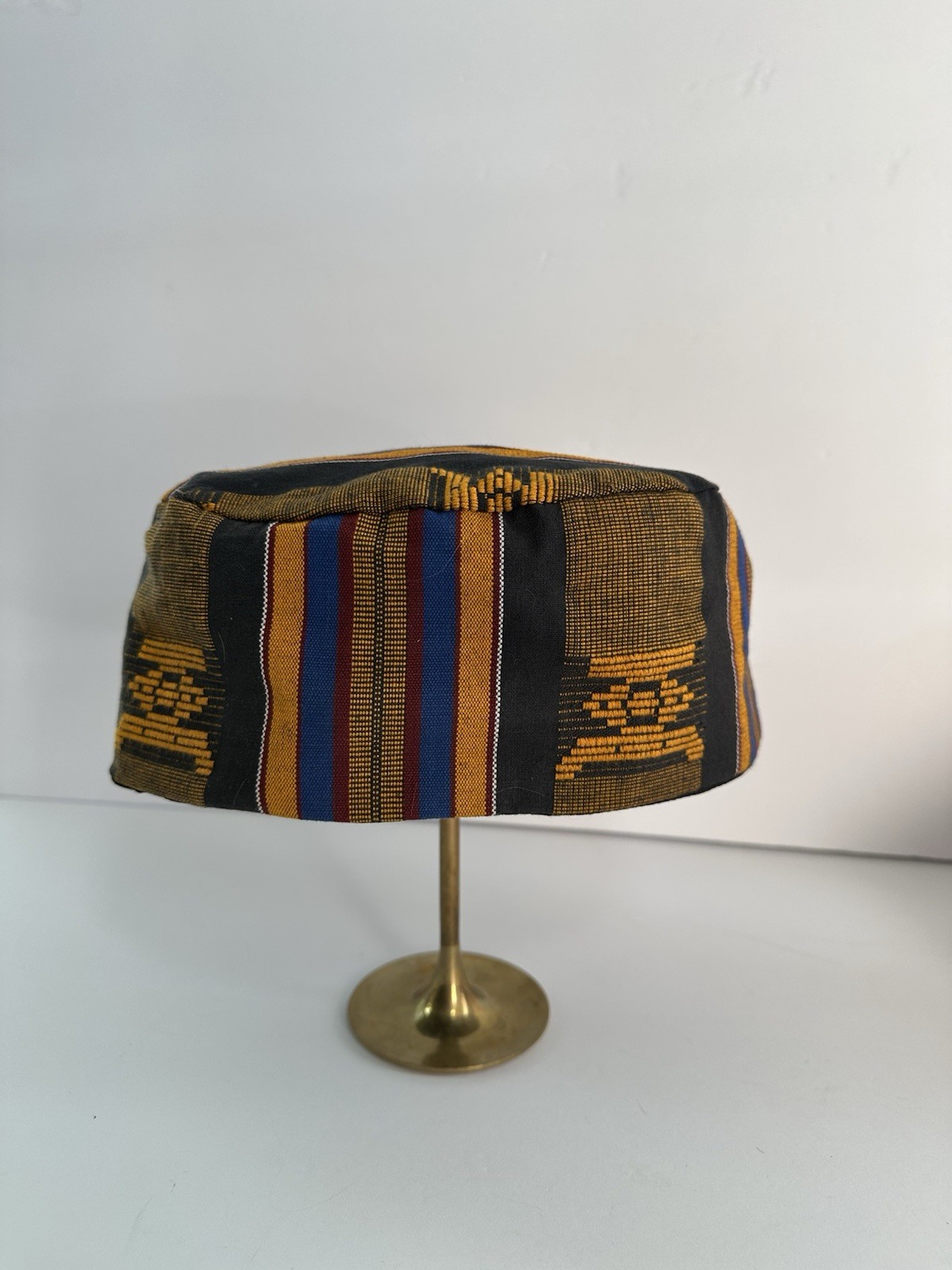 African Traditional Native Handmade Hausa/Fulani/Kufi Hat – Medium (22″ – 22.5″)