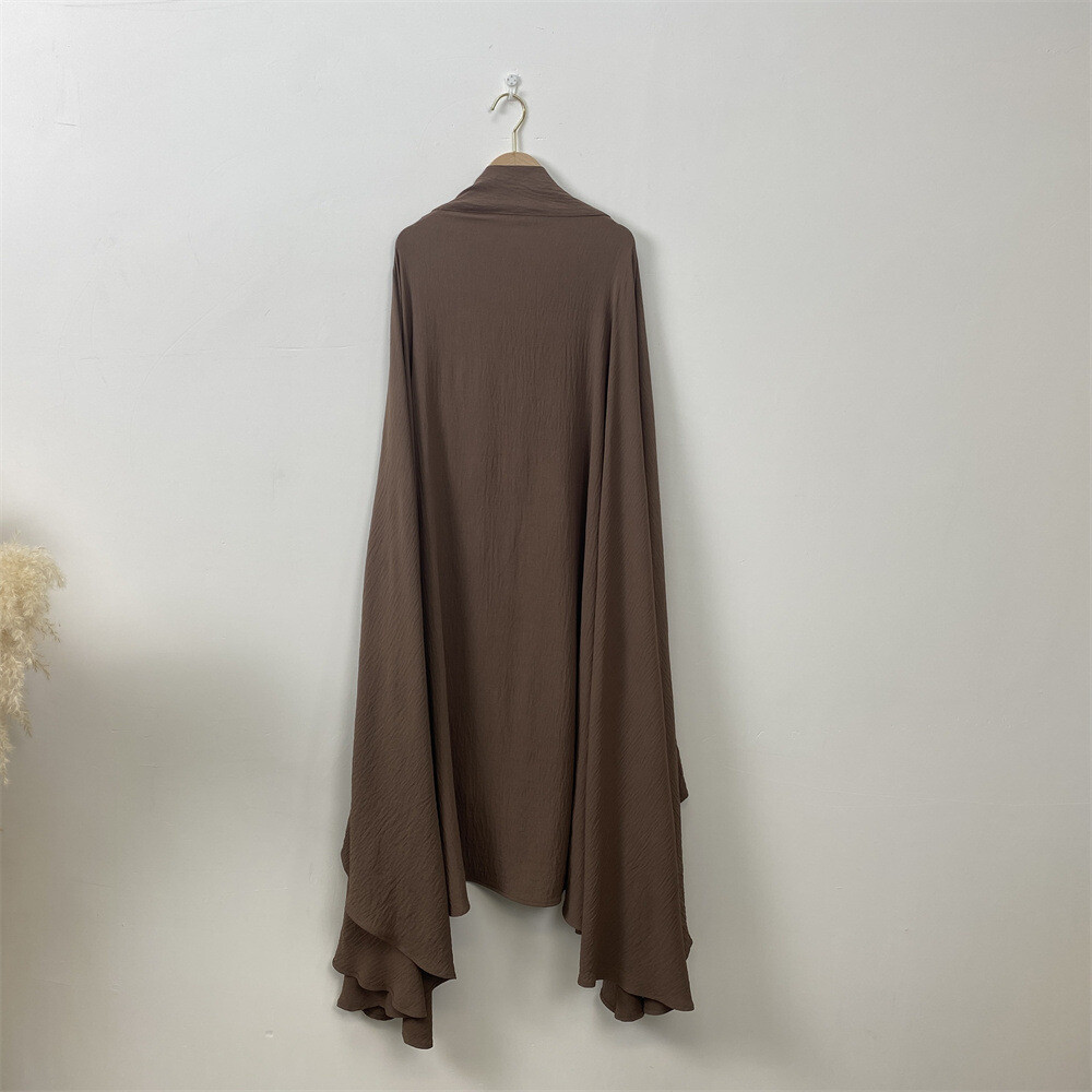 Muslim Women Long Hijab Scarf Niqab Islamic Khimar Prayer Nikab Abaya Dress Robe