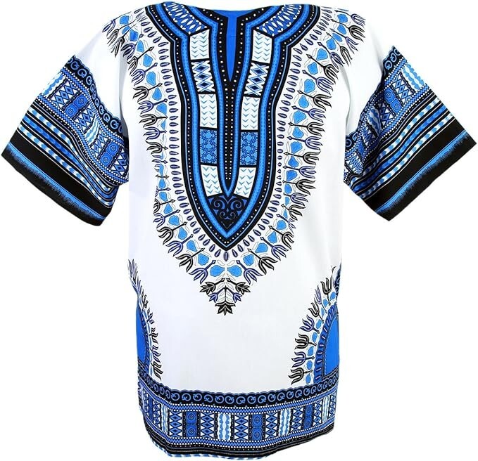 100% Cotton Premium Quality African Kente Top (for Men, Women, Boys and girls