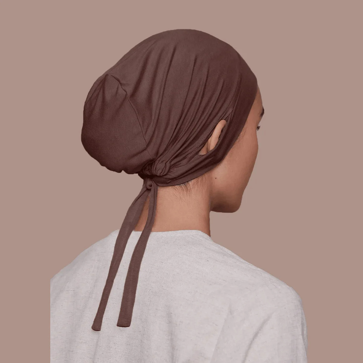 Jersey Cotton Muslim Women Under Hijab Cap With Ear Hole Inner Hijab Cap
