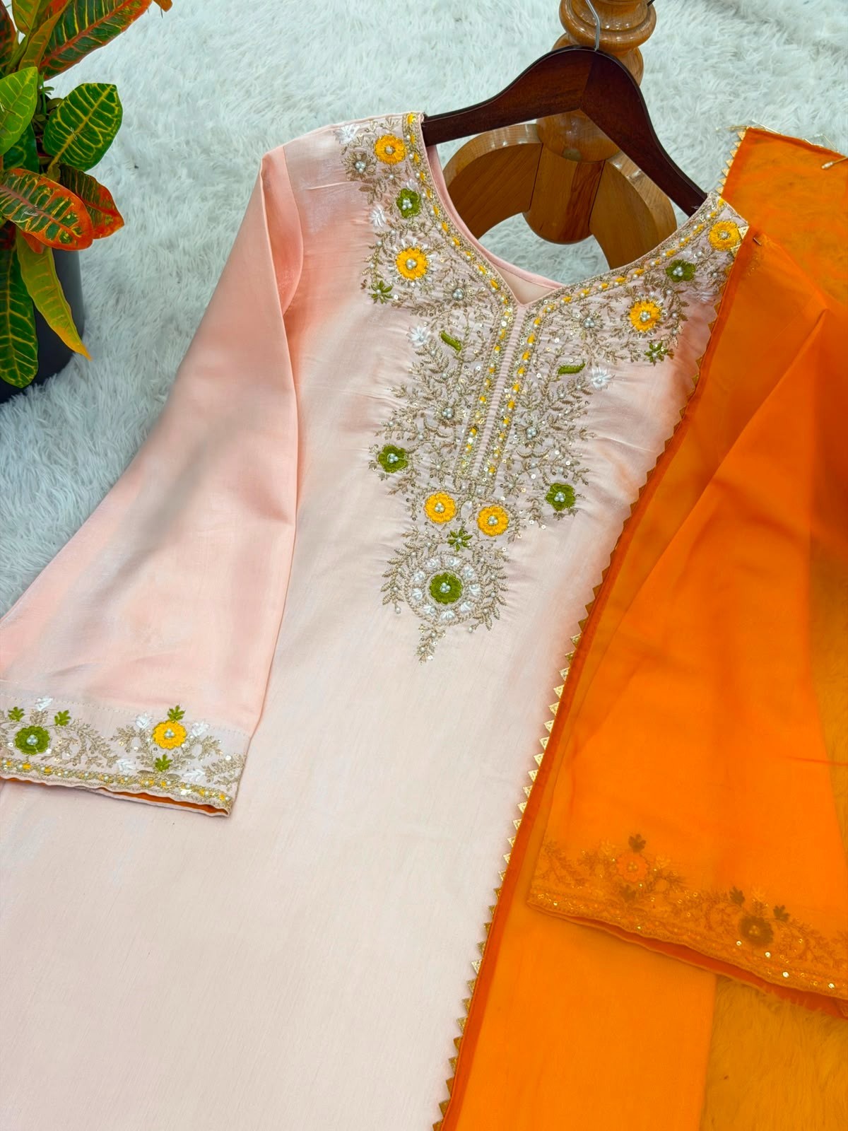 Designer Indian Pakistani top bottom Bollywood Dress Party Wear Suit wedding