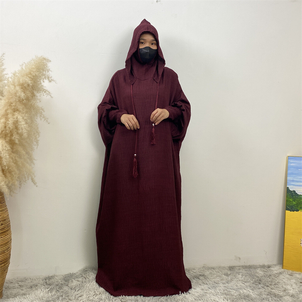 Overhead Khimar Abaya Maxi Dress Long Robes Islamic Turkey Kaftan Ramadan Gown