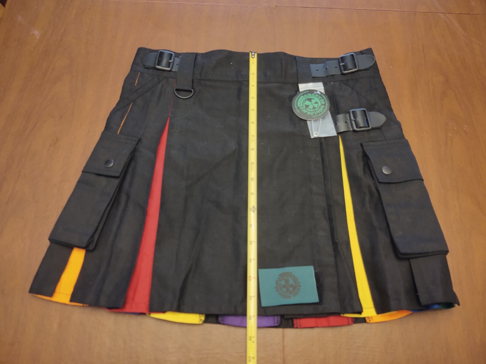 American Highlander Women’s 34 Scottish Kilt Kilts Rainbow Multi Color Brand New