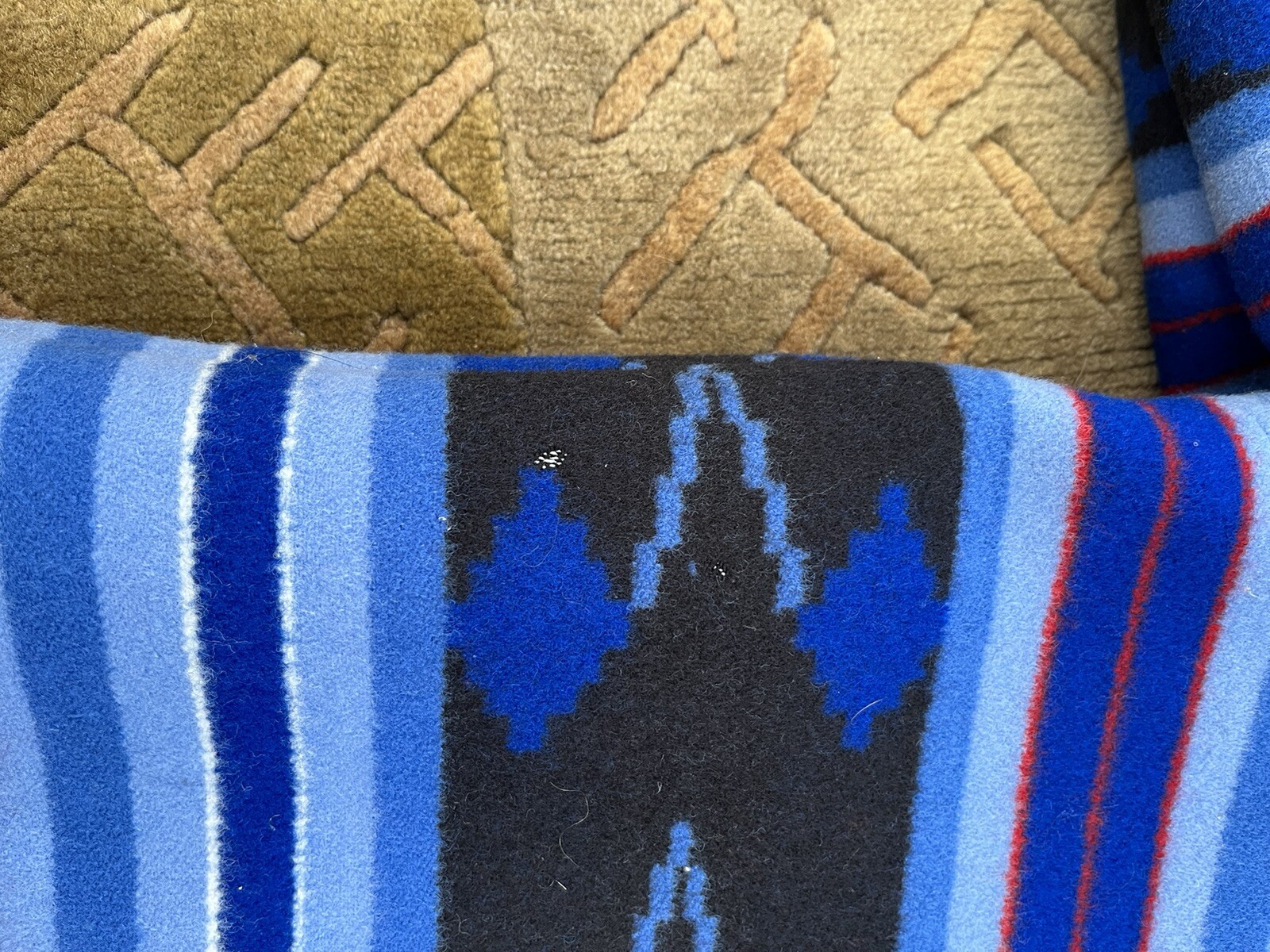 Vtg Old Pendleton Southwest American Indian Blanket Western Wear Jacket Coat