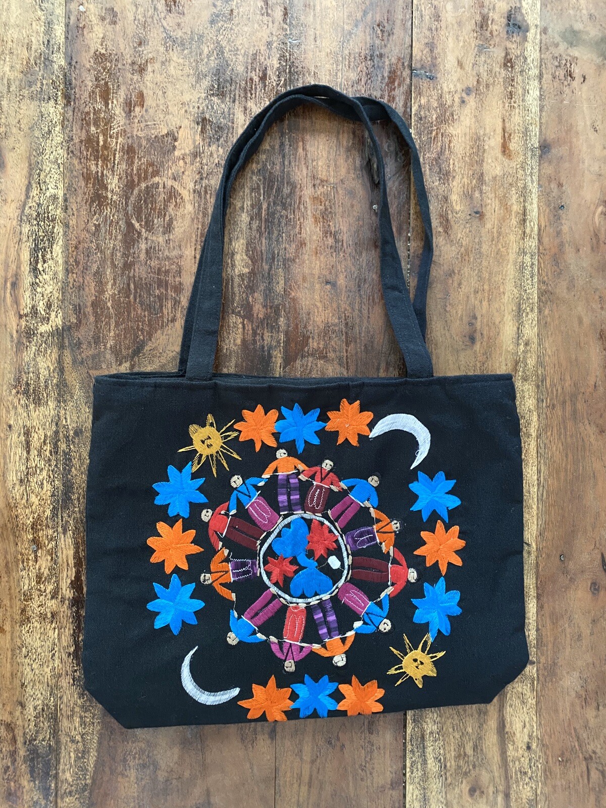 Embroidered Mexican Tote Bag Purses & Handbags Bolsa Bordada