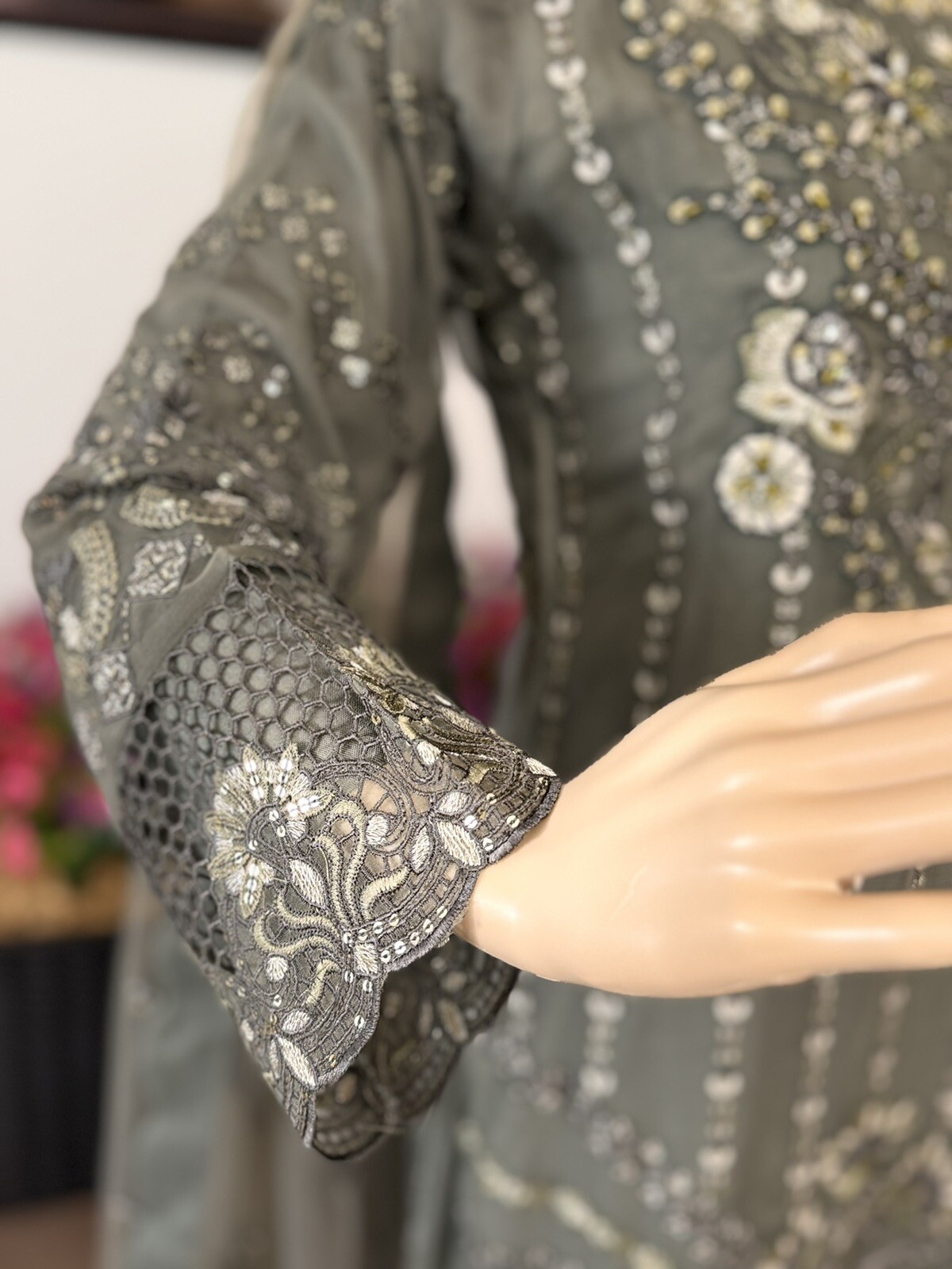 Pakistani Indian Shalwar Kameez For Women – Original Chiffon Wedding, Partywear