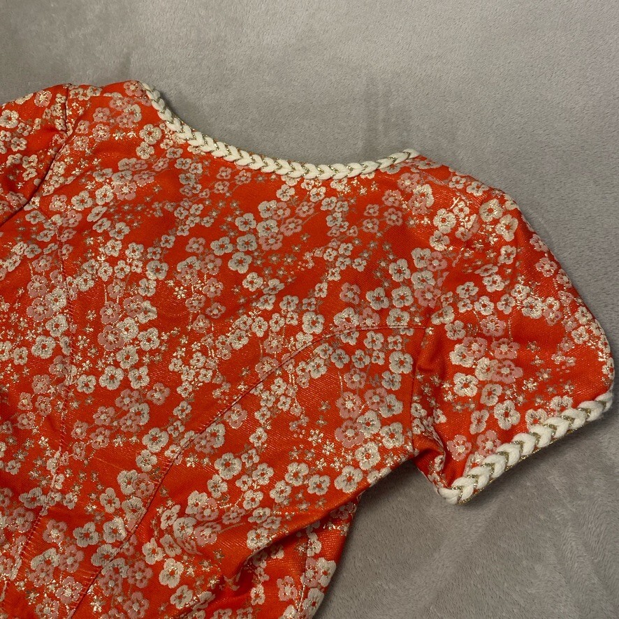 Vintage Dirndl Strasser Trachten Top & Skirt Set Red Bavarian Oktoberfest Rare