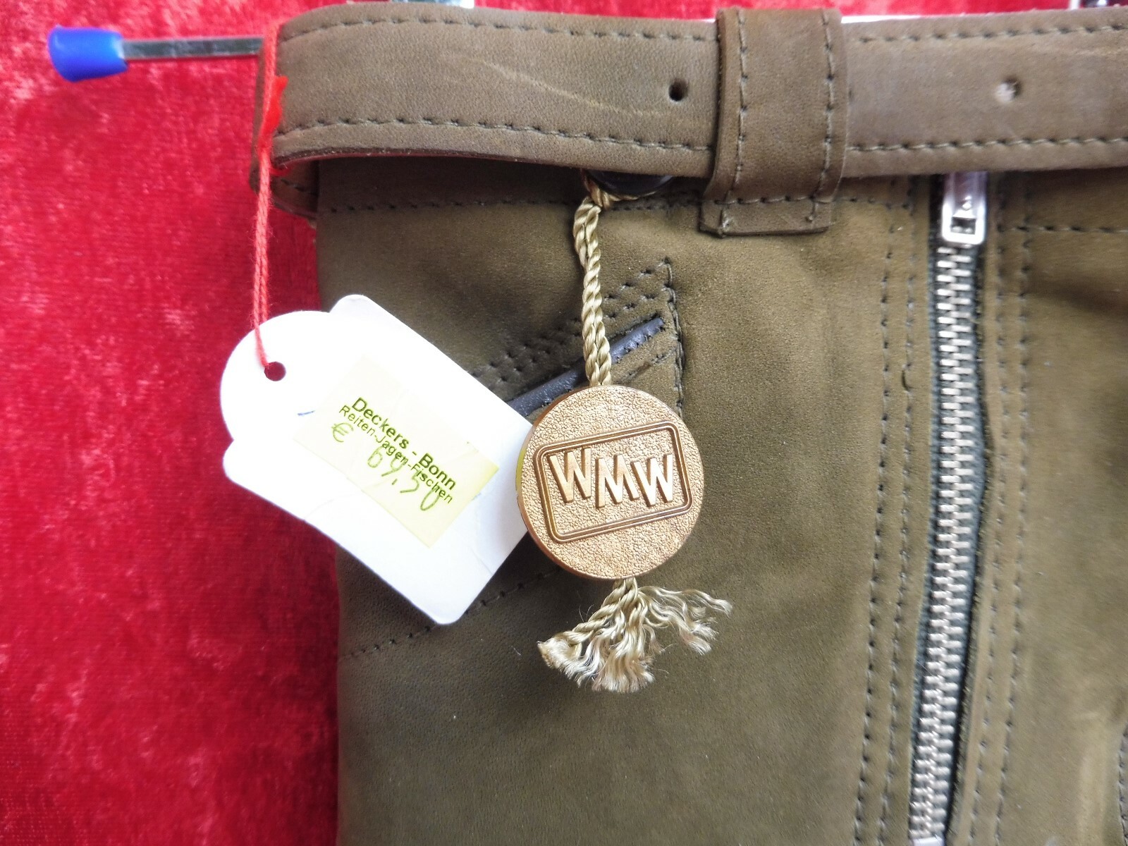 High-Quality Leather Pants, Size 4 / 104, Made in Germany, Short Pants, Children