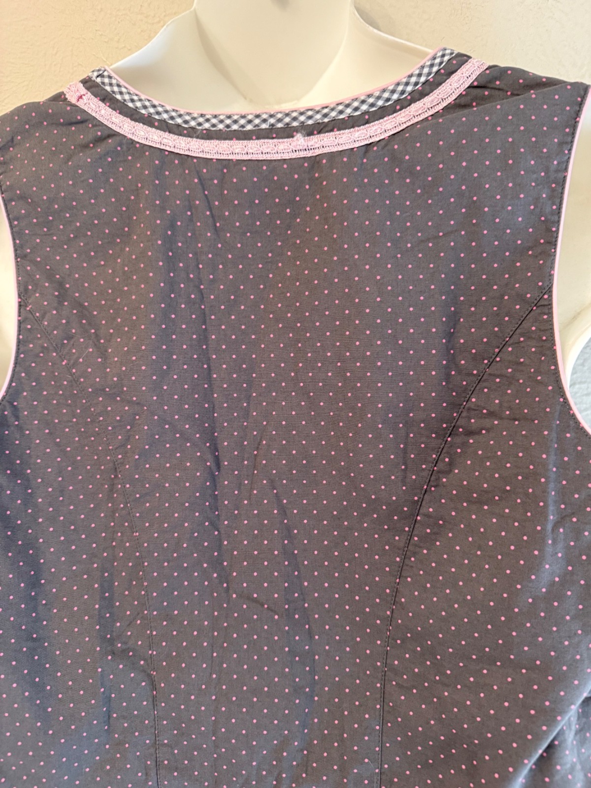 Landhaus Dirndl Oktoberfest Dress women’s EU size 46 gray/pink German Austrian