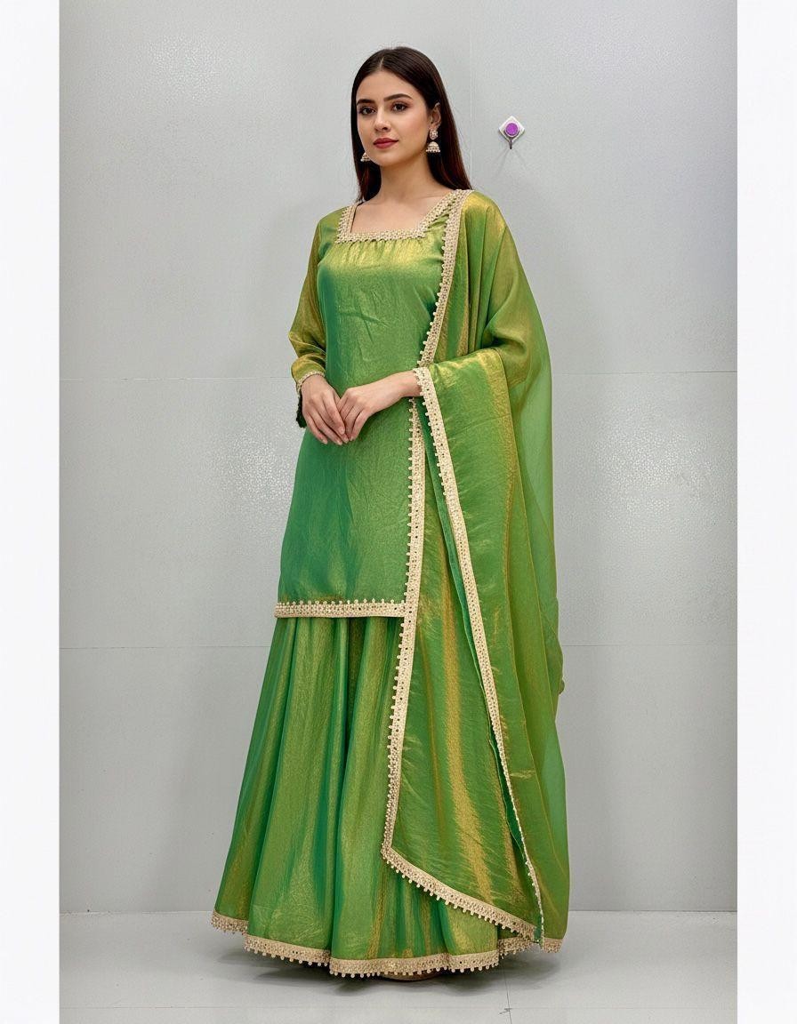Designer Indian Pakistani top plazzo Bollywood Dress Party Wear Suit wedding