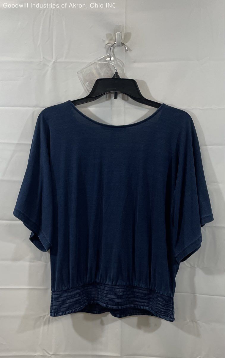 White House Black Market Women’s Blue Kimono Top Dolman Sleeve NWT Size XS