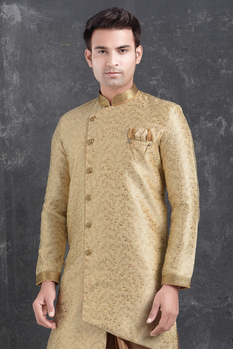 Indian Mens Designer Wedding Bollywood Party Wear Designer Semi Indo Western