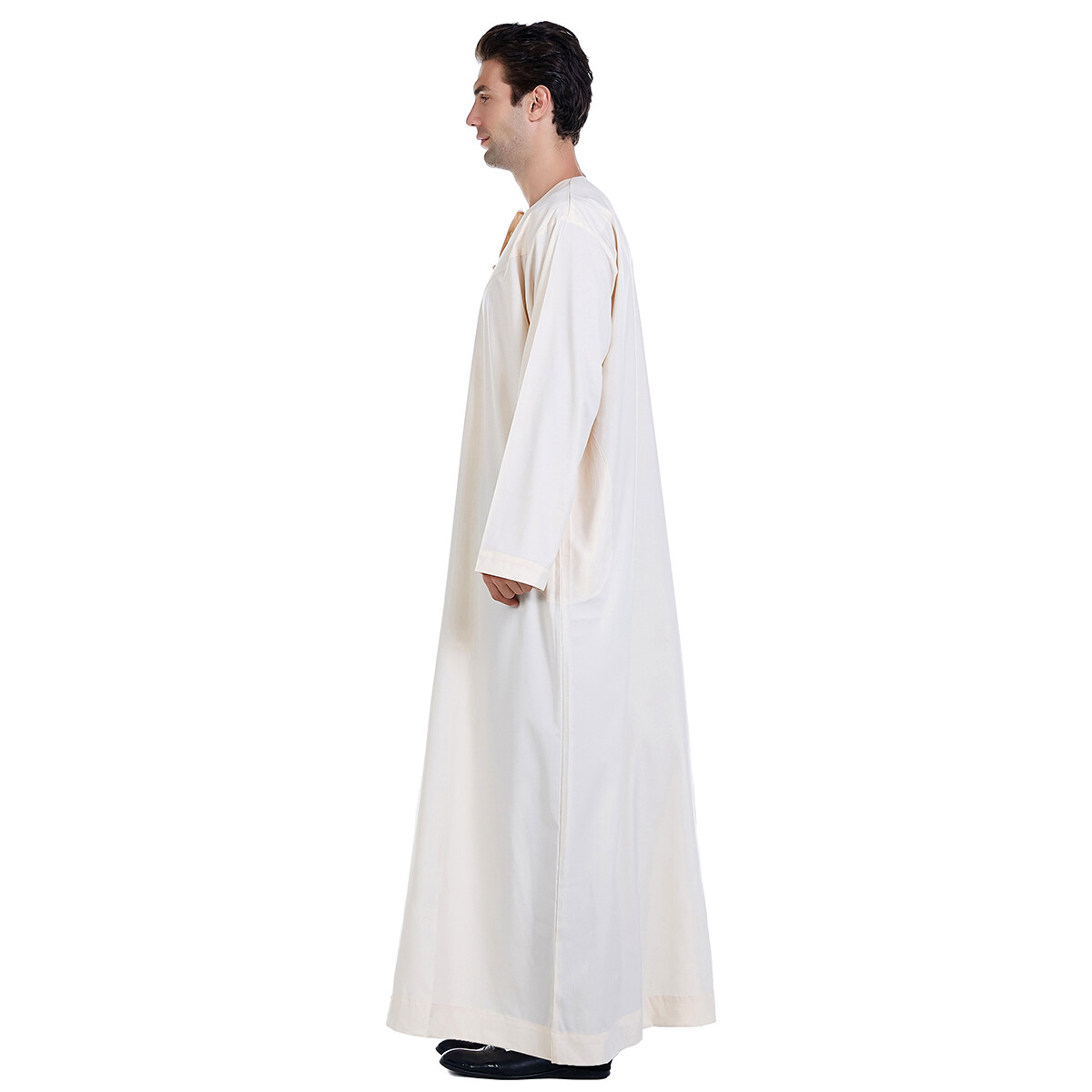 Islamic Saudi Men Muslim Dishdasha Jubba Thobe Thoub Robe Kaftan Dress Arabic