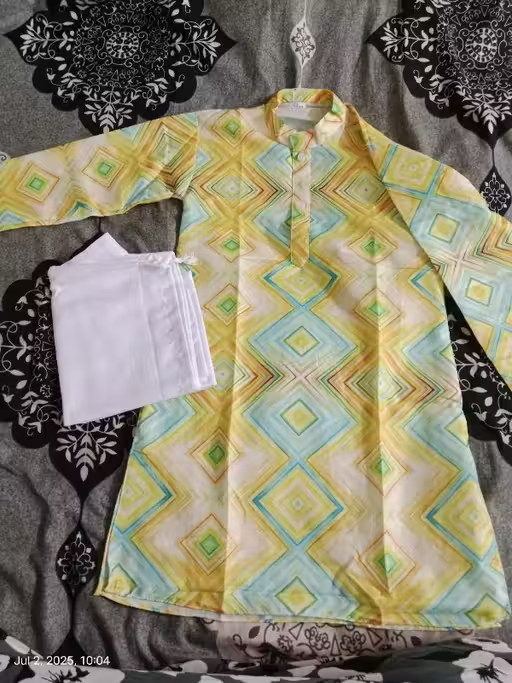 BOYS ETHNIC KURTA & PYJAMA SET Ready To Wear kurta set Without Dupatta