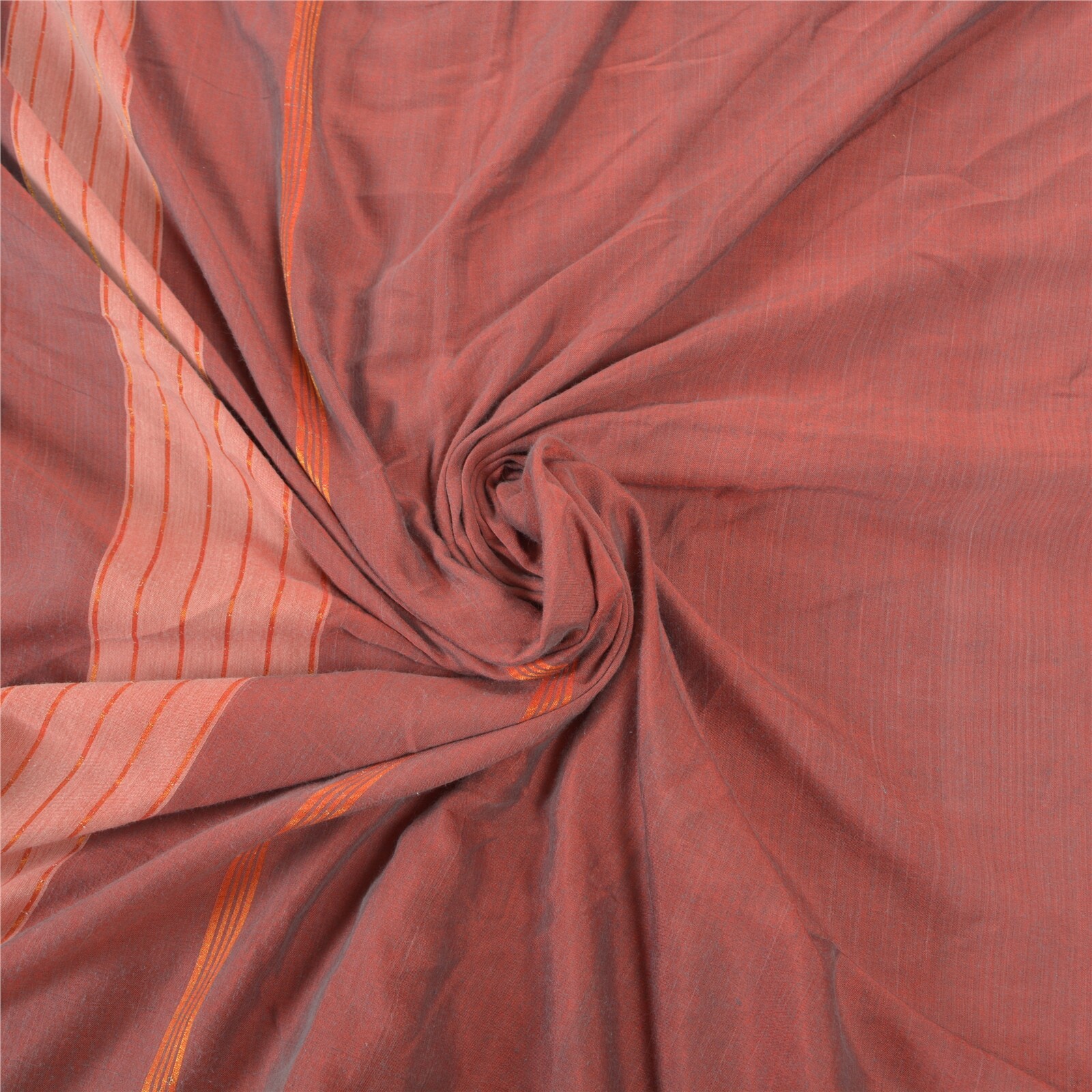 Sanskriti Vintage Indian Sarees Blend Cotton Woven Ilkal Premium Sari Fabric