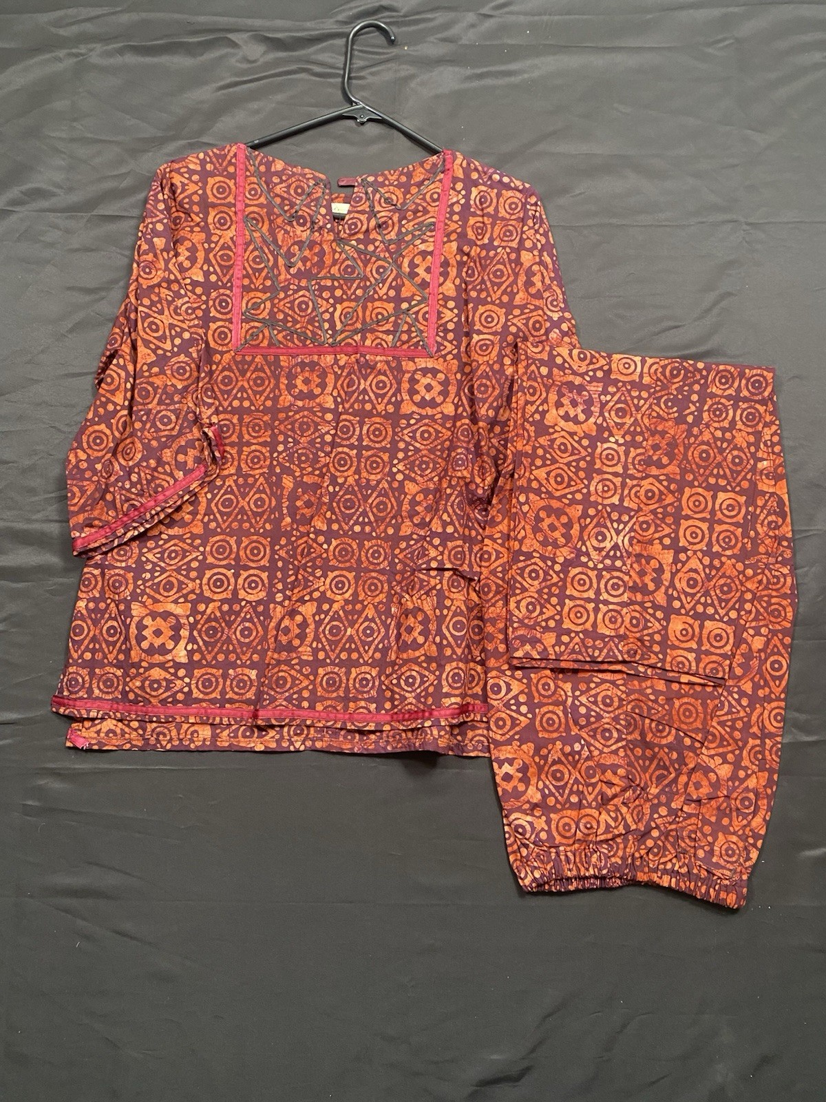 Mother Multi-Color Patterned Women’s Salwar Kameez Set Traditional Ethnic Outfit