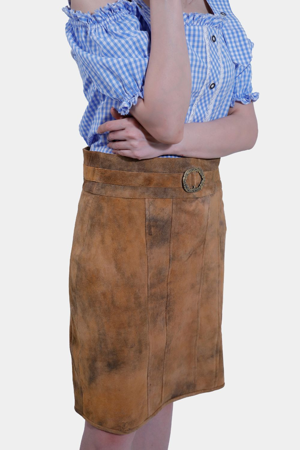 Rustic Lederhosen Skirt