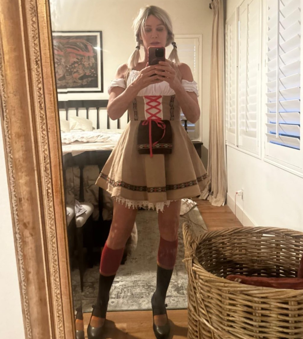Women’s Oktoberfest Costume Velvet German Bavarian Dress Halloween Carnival LARG