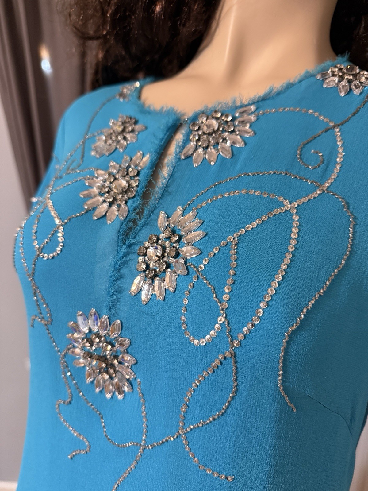Vntg Y2K Poshaak Indian fashion dress, brand new with original tags Sz.M $395