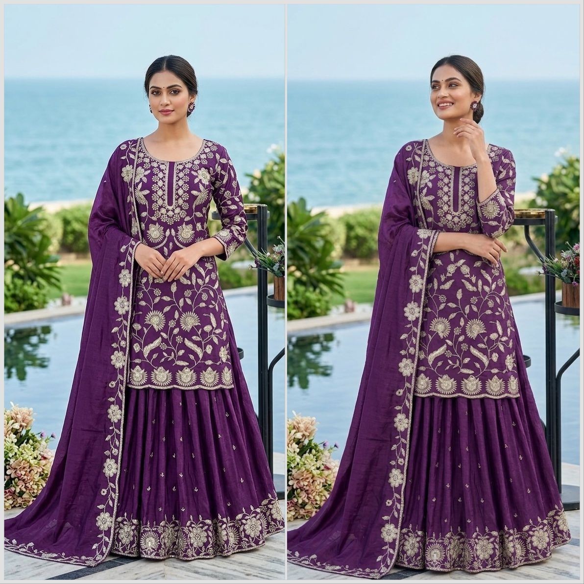 Sharara Plazoo Suit Party Wear Pakistani Wedding Salwar Kameez palazoo suit