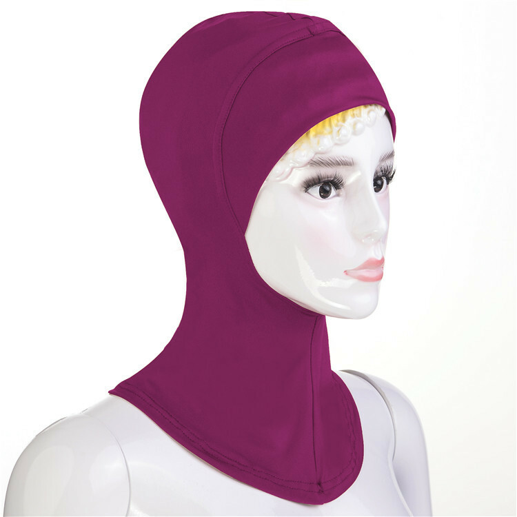 Ramadan Muslim UnderScarf Women Hat Cap Bone Bonnet Full Cover Hijab Amira Islam