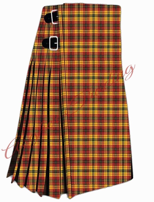 Clan Strathearn Tartan 8 Yard Kilt – Handmade Traditional Highland Dress Kilts