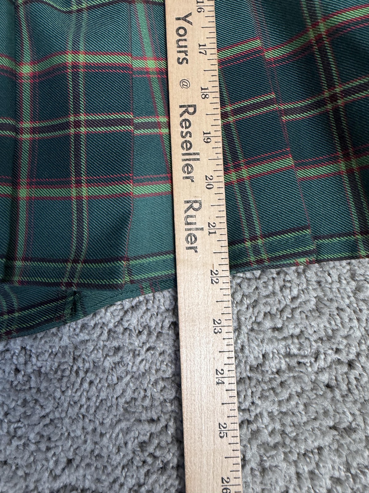 Sport Kilt Kilt Mens L Green Plaid Pleated Sport Elastic Waist Made In USA