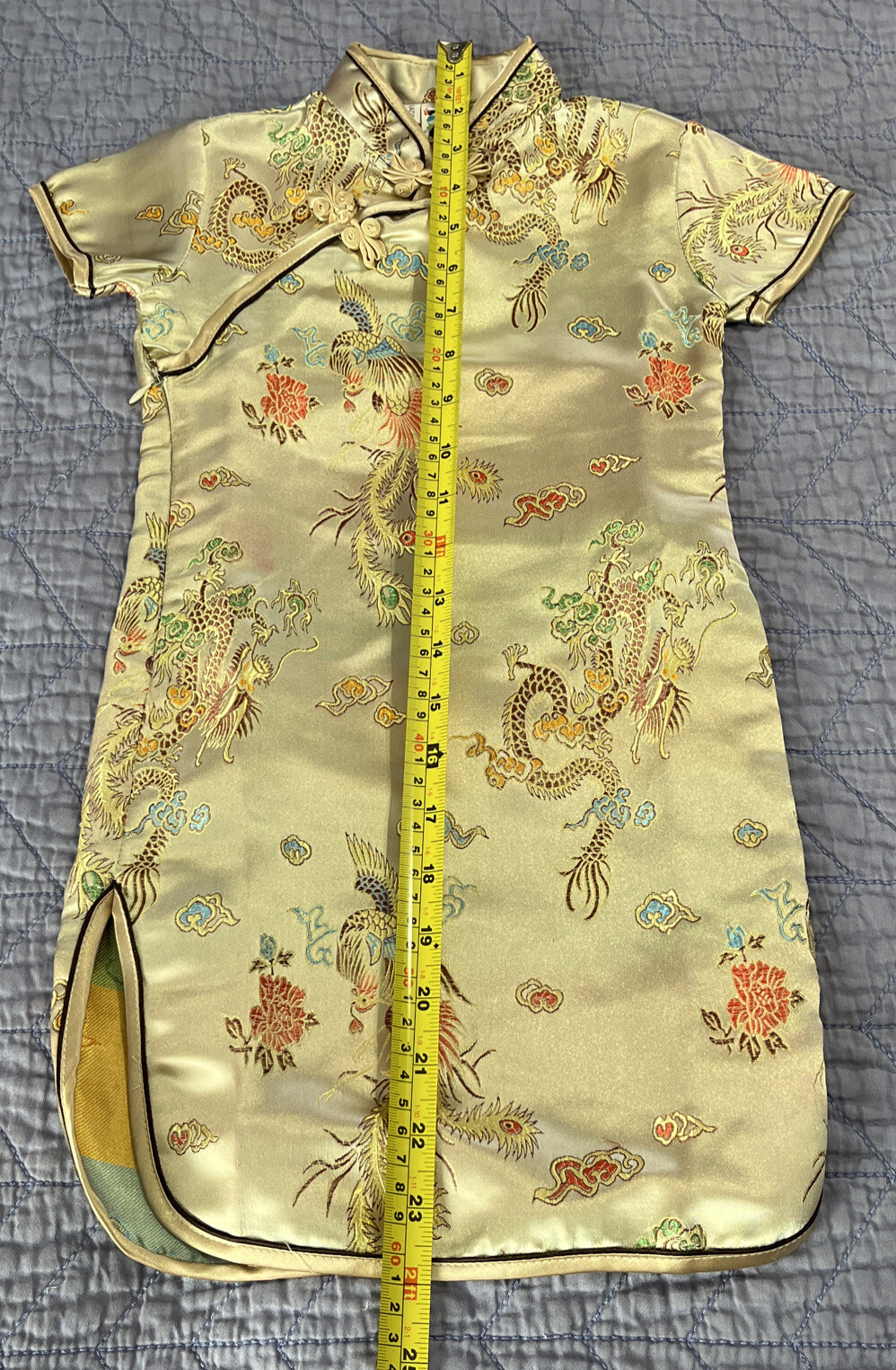 OrientalDress, Size 2 Years, Toddler Girls, Dragon Design, B2D3