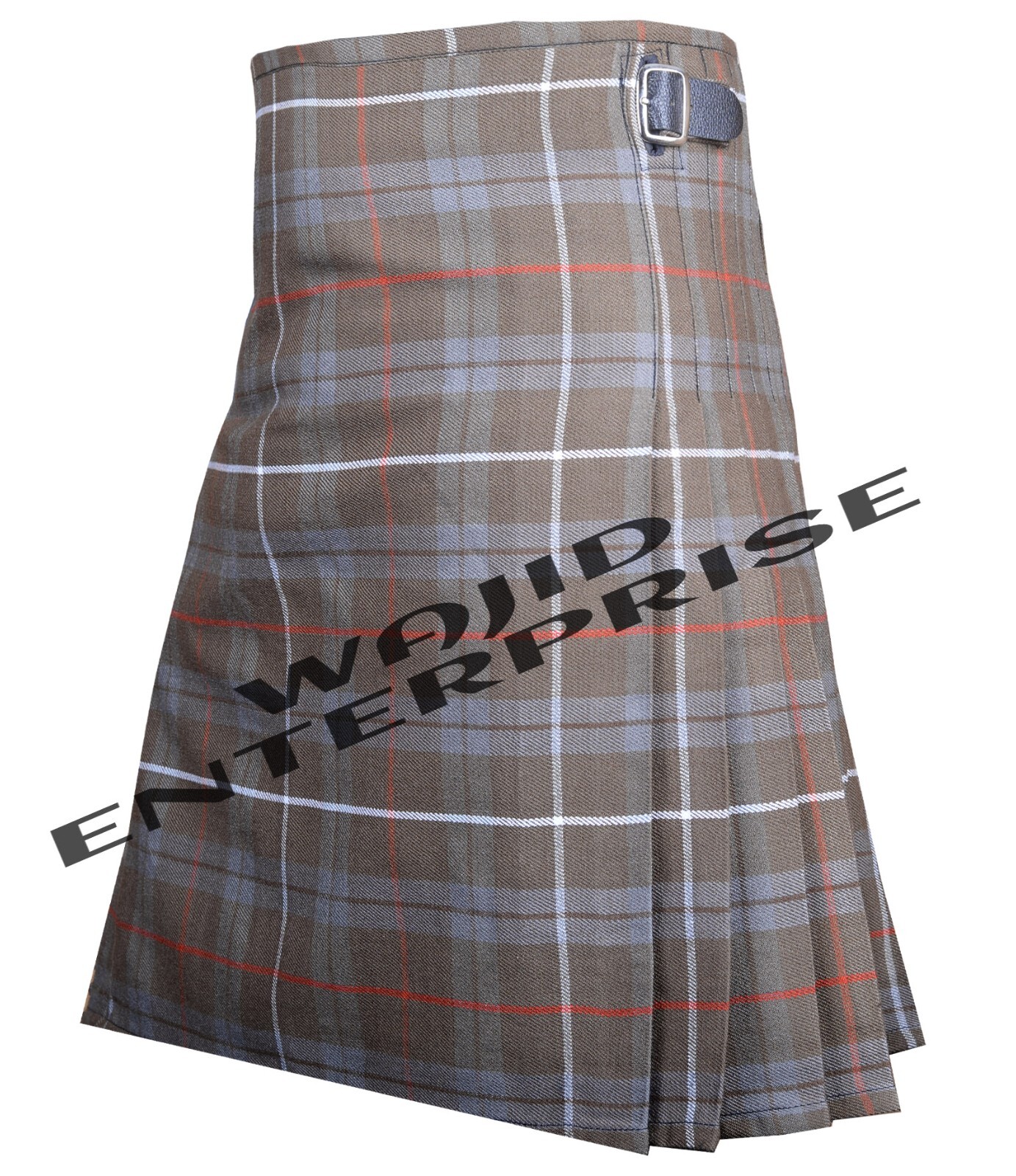Fraser Weathered Tartan Kilt – Traditional Men’s 8 Yard tartan Kilt Custom Size