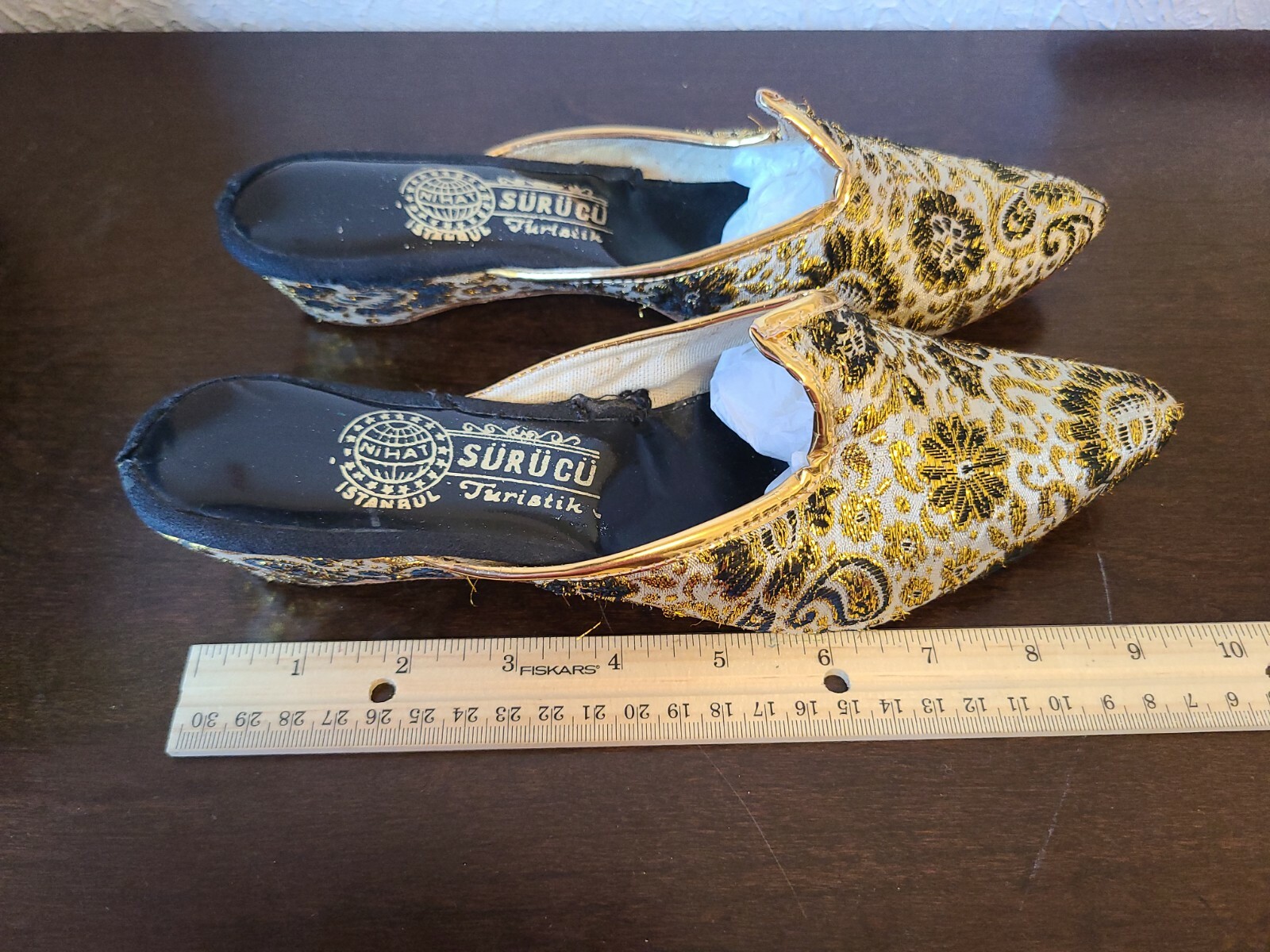 Traditional Turkey Hand Made Slipper Shoes Size 8
