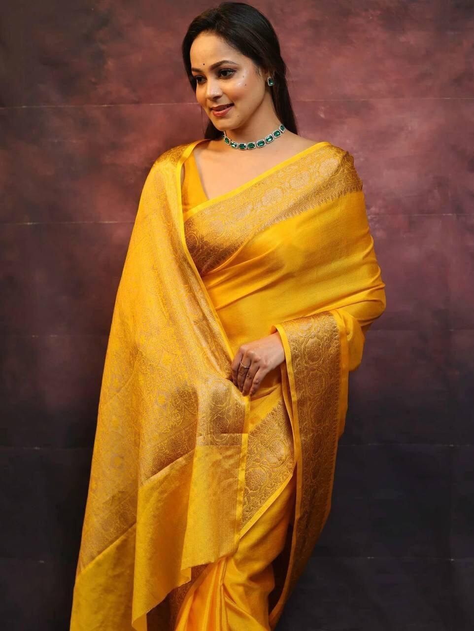 Designer Sari Bollywood Bridal Silk Saree Blouse South Indian Ethnic Ready made
