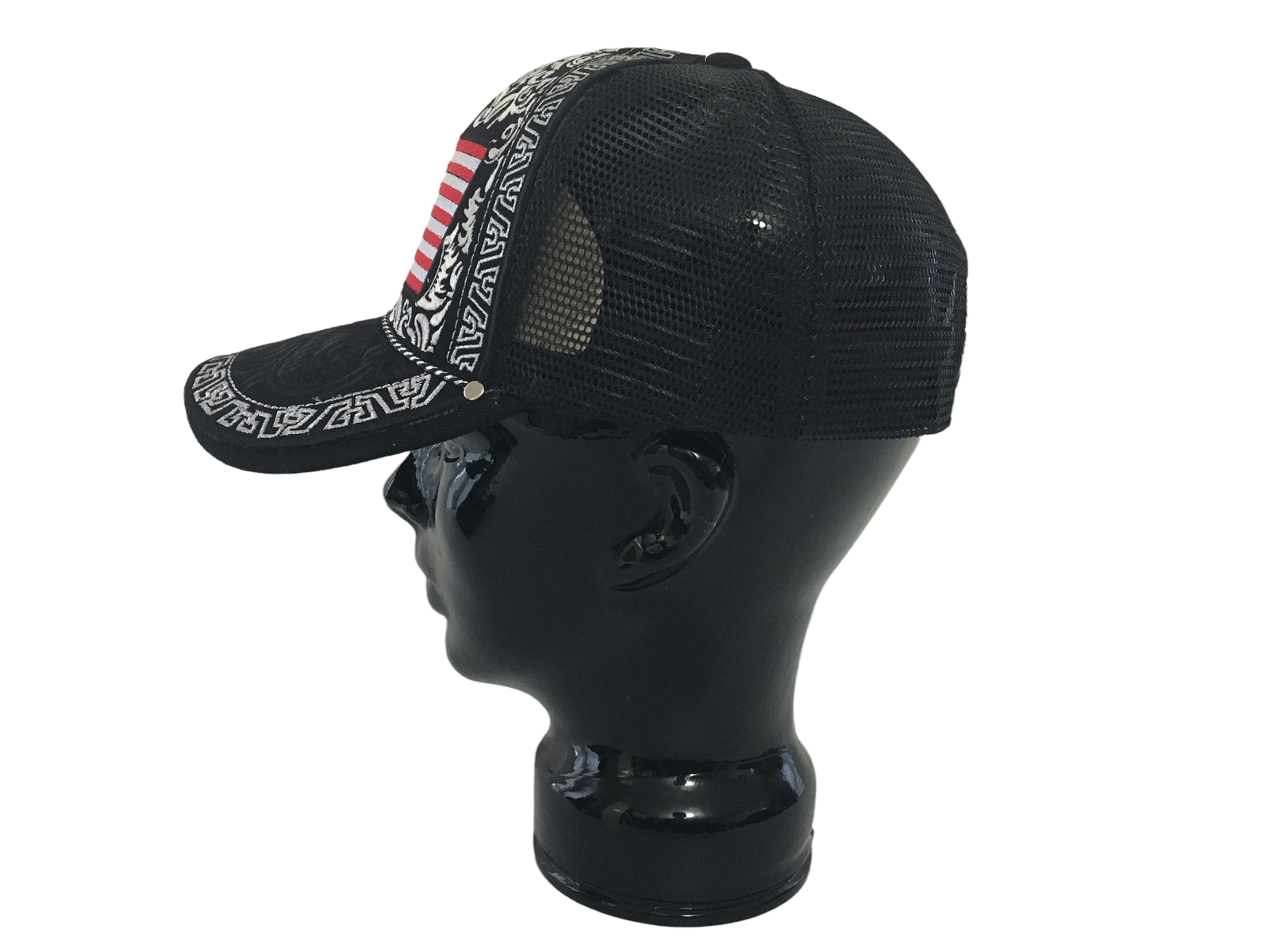 Embroidered Mexican Charro Trucker Hat – Baseball Cap – Gorra Vaquera