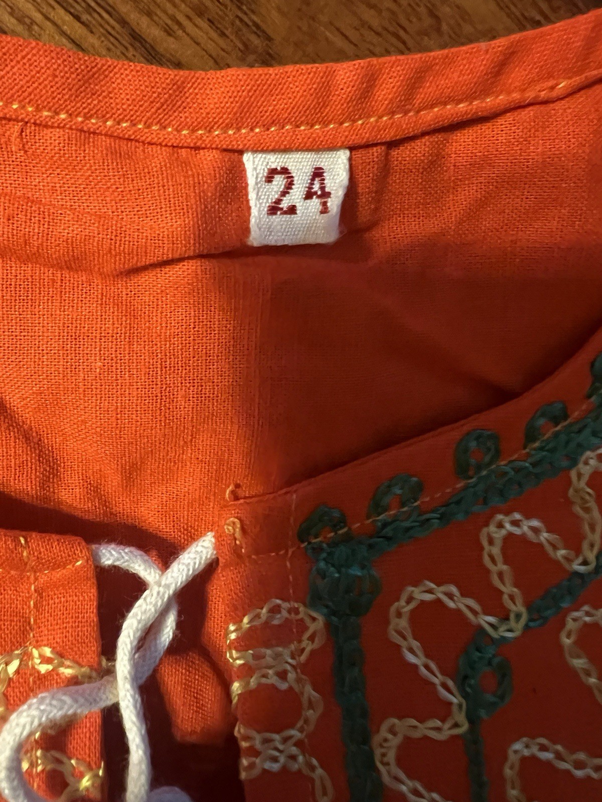 Kurta Outfit for Women/Child~Size 24~Beautiful Orange/Green/Yellow