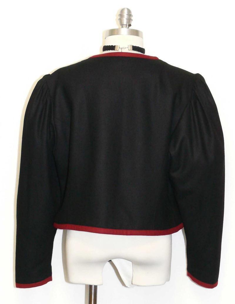 BLACK ~ COTTON German Women SUMMER Hunting Riding Dress Skirt Pants JACKET 16 L