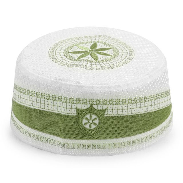 Embroidery Prayer Hats – Muslim Saudi Arabia India Bonnet Clothing Accessories