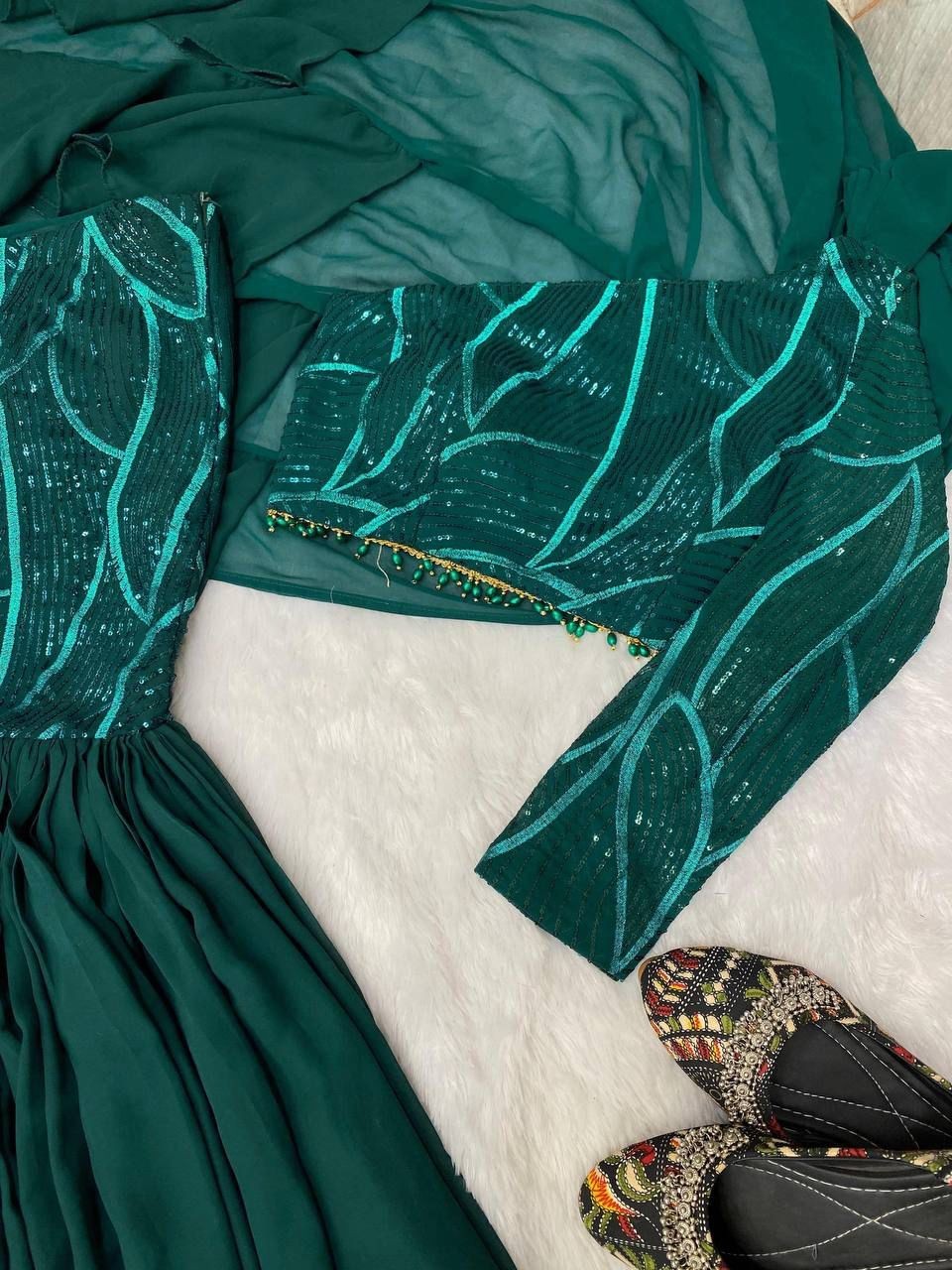 bollywood designer party wear lehenga Trending design