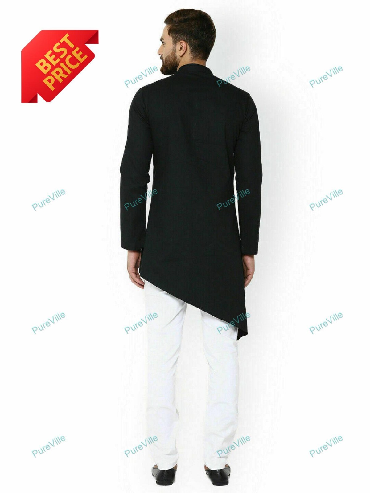 Mens Kurta Traditional Fashion Shirt Ethnic Wear Mens Regular Size Kurta Cotton