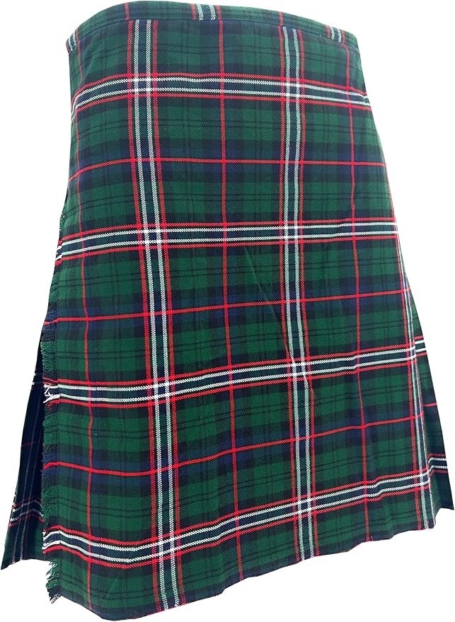 Scottish National Tartan 8 Yard 12oz Weight Men’s Wool Blend Kilt