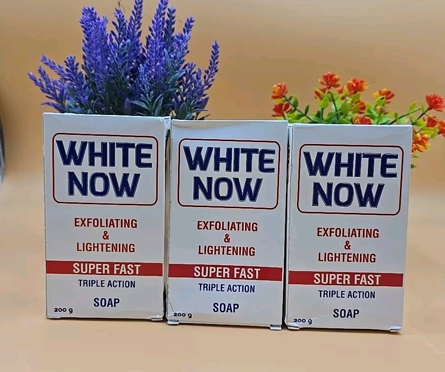 3 pack White Now triple action whitening soap 200g
