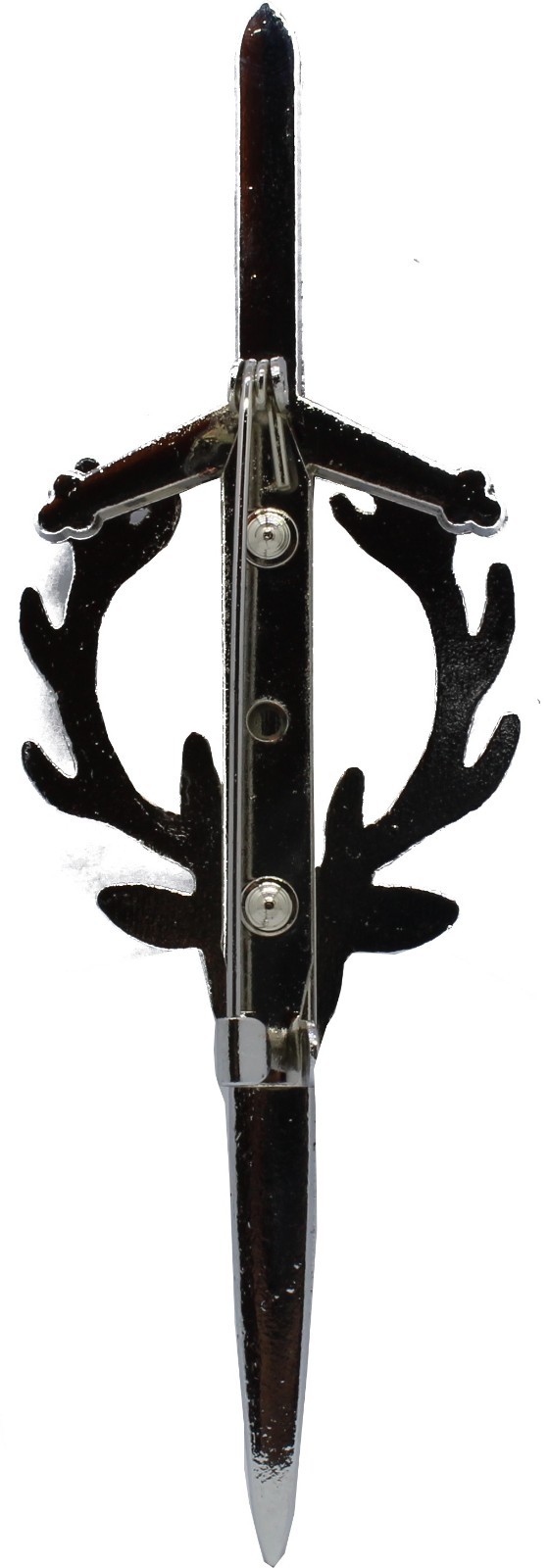 Stag Head Kilt Pin Antique Finish Scottish Kilt Accessory Sporran Kilt Fly Plaid