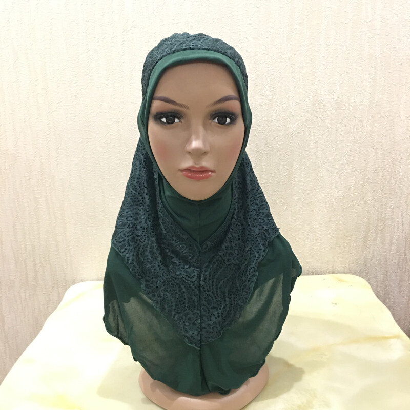 Muslim Women Scarf One Piece Amira Hijab Islamic Headwear Headscarf Wrap Turban