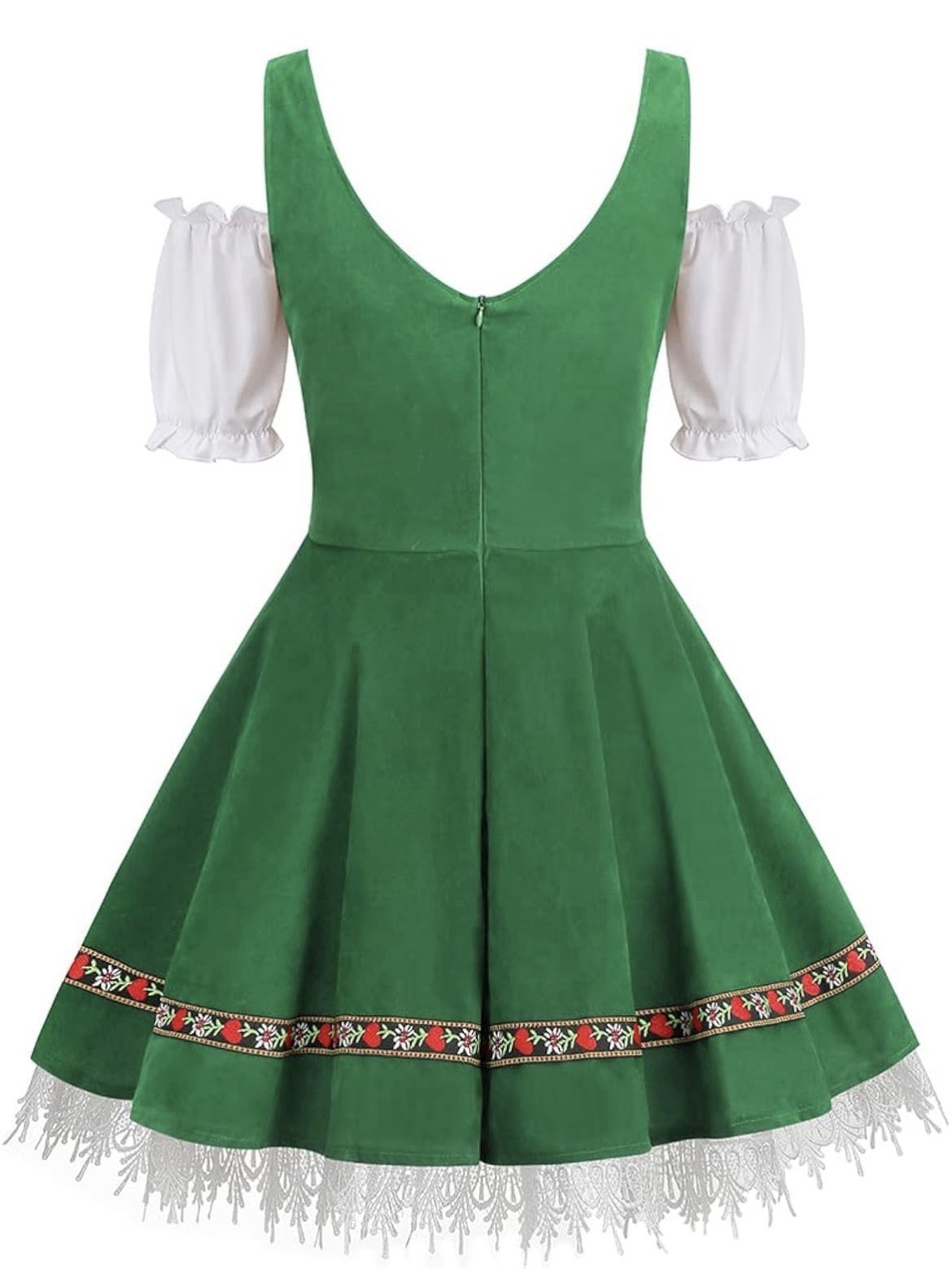 Oktoberfest Authentic German Dirndl Bavarian Style Beer Dress, Green XL *NEW*