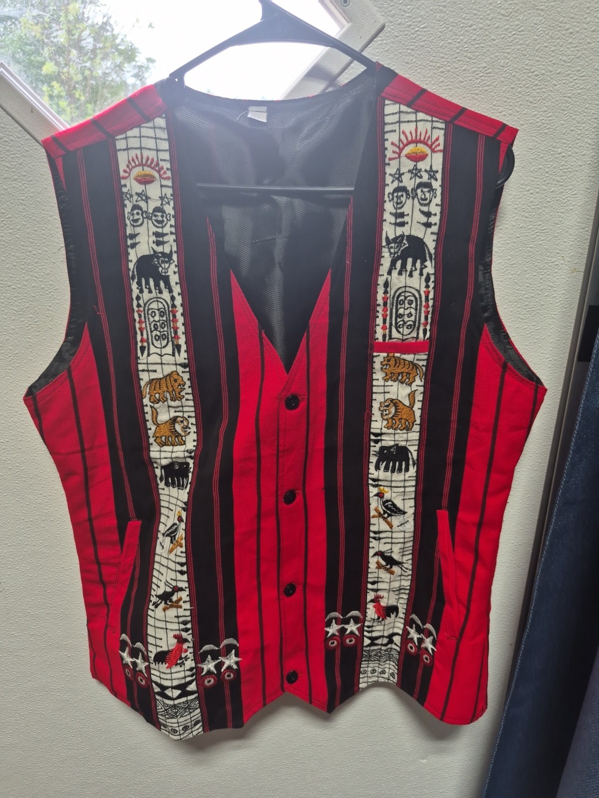 Ao Naga Tribe Traditional Waistcoat.size 46