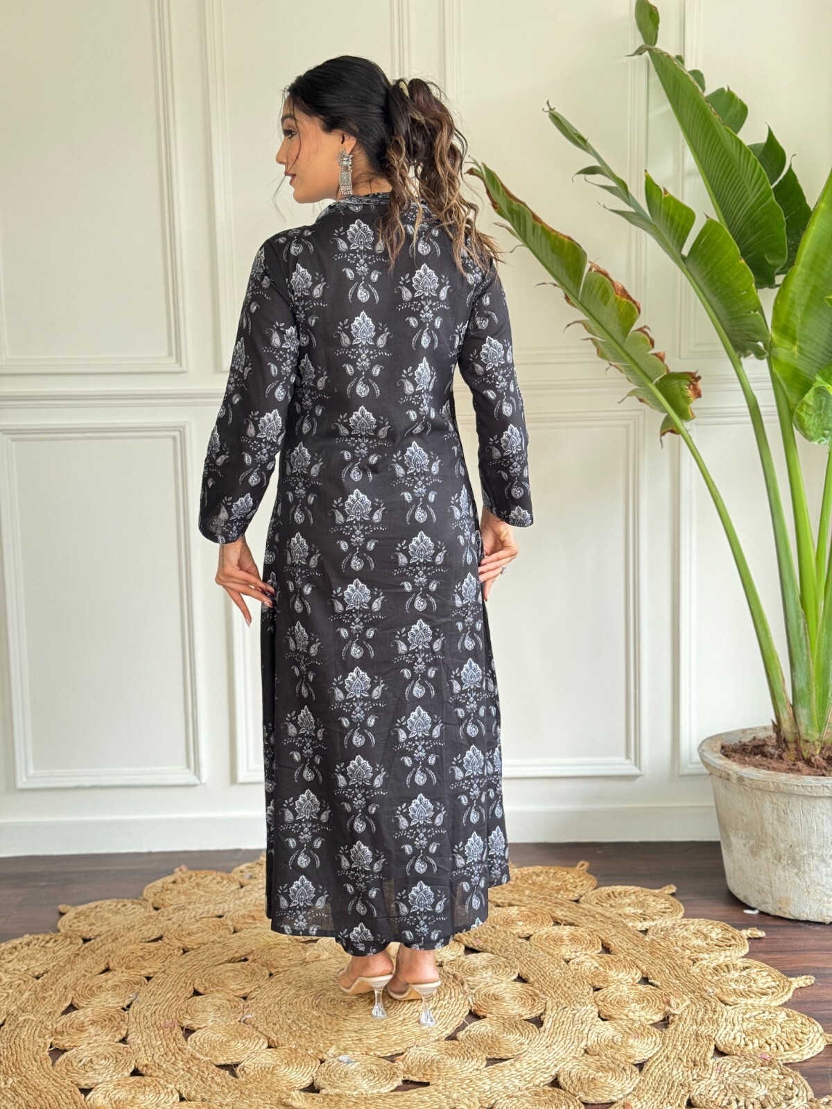 Women’ s Pure Cotton Embroidery Kurta with Pant & Dupatta