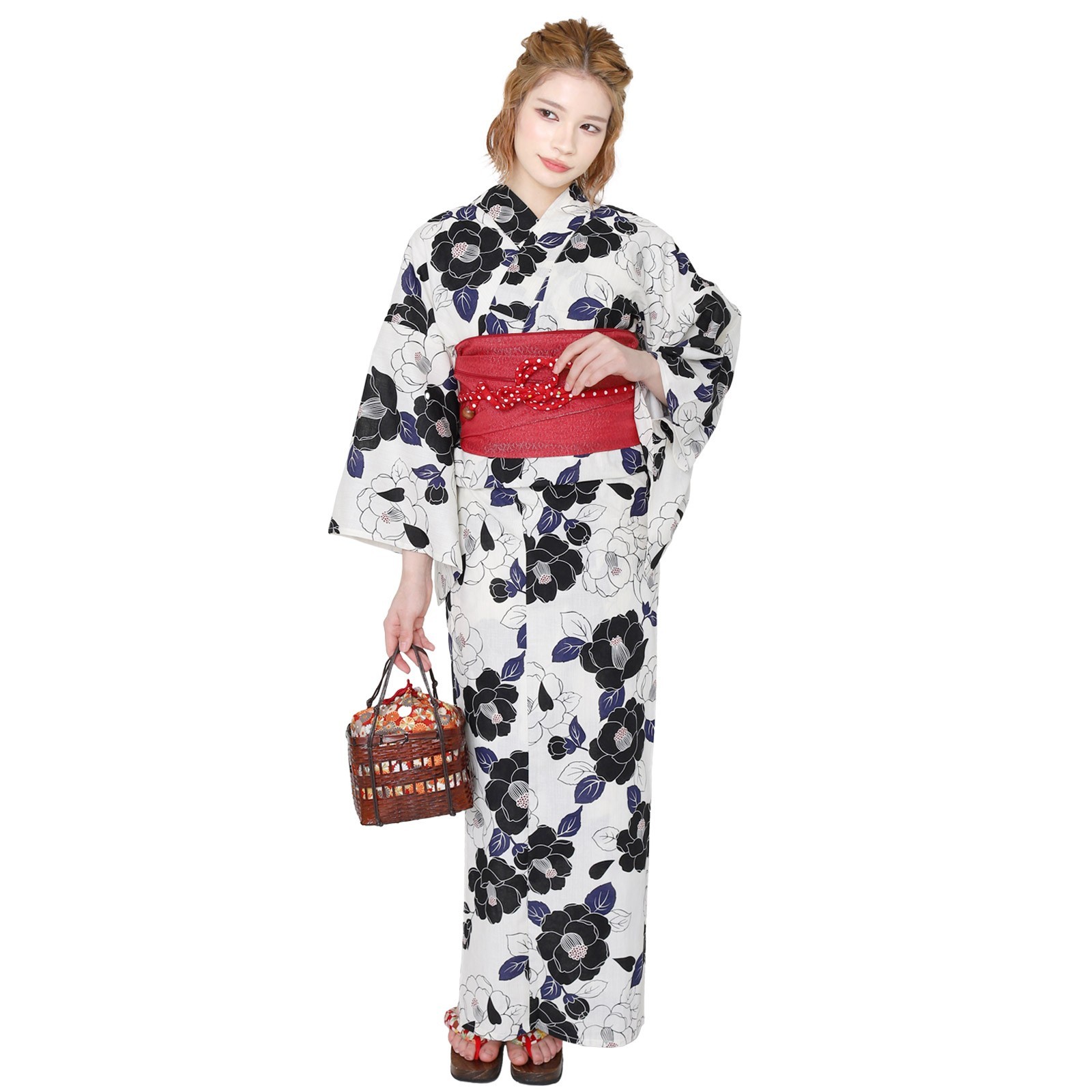 Japanese Kimono Yukata Obi belt Set Of 2 Size 3L 4L 5L X36-04