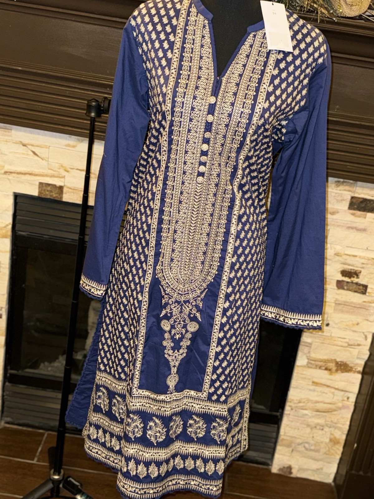 New Designer Pakistani Embroidered Dress Cotton(Shalwar Kameez)/ Khaadi